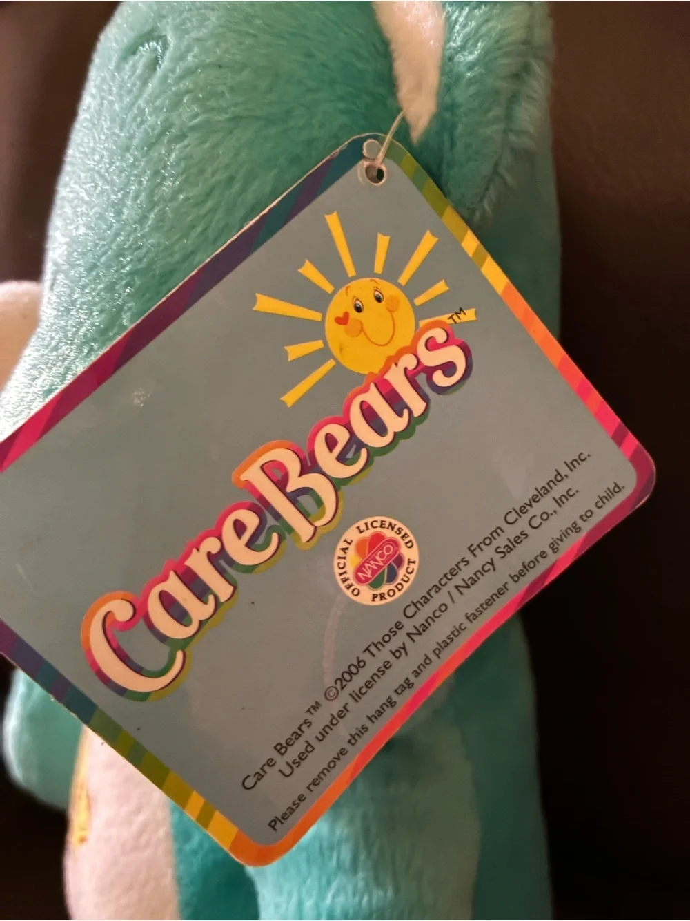 Vintage “Thanks-A-Lot-Bear” Care Bears Plush Toy - Rainbow Belly